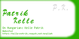 patrik kelle business card